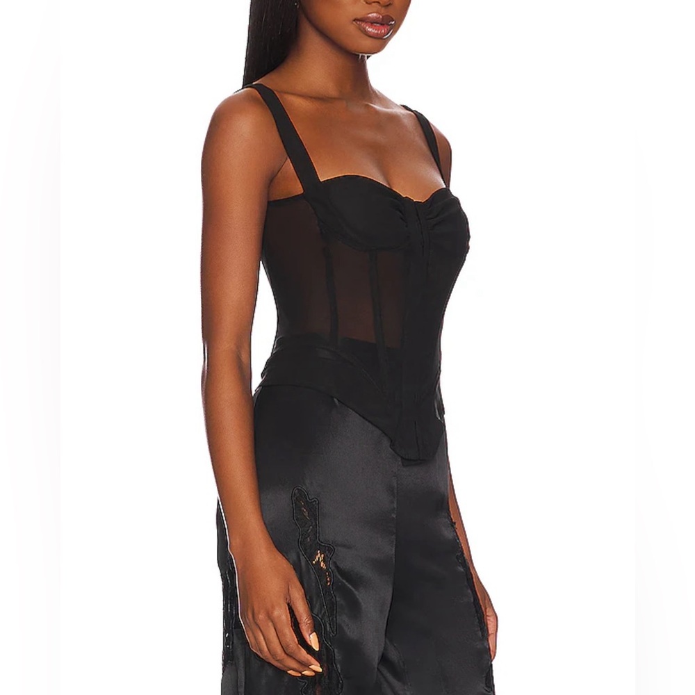 Miaou Deville Top in Black Revolver